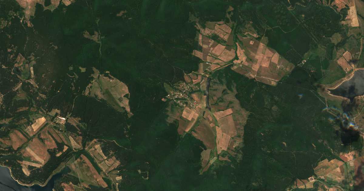 Satellitenkarte von Borika