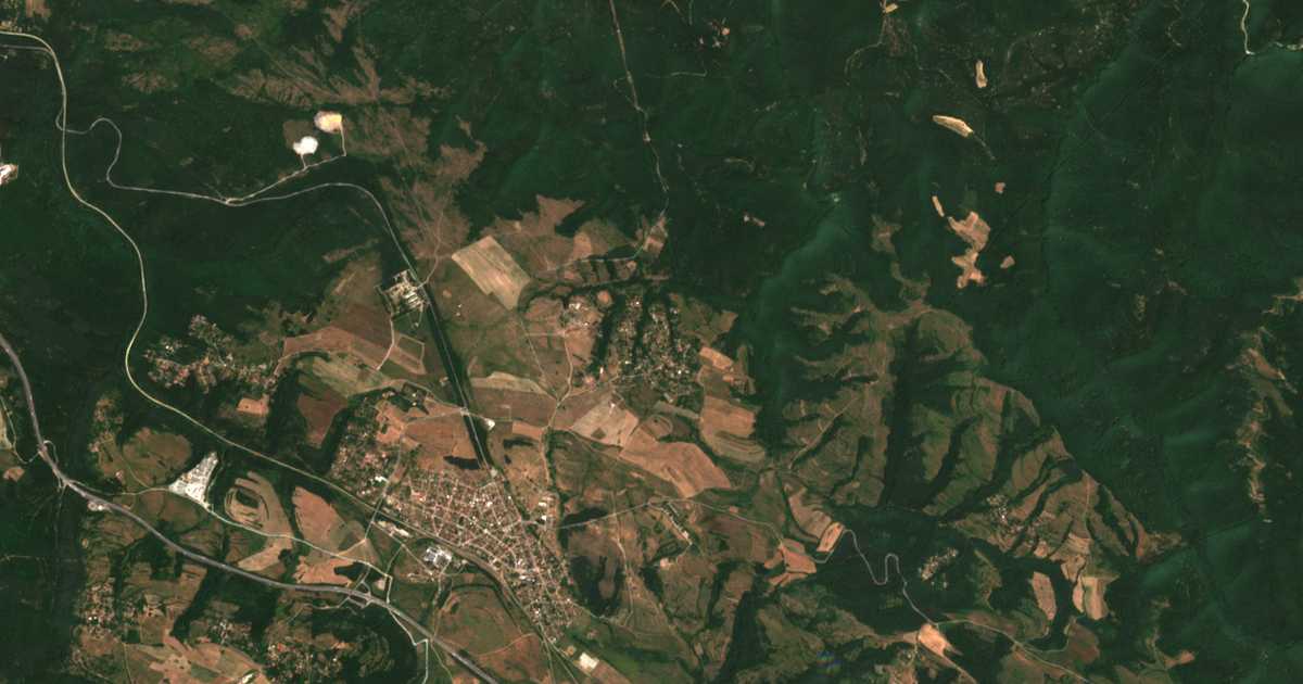 Satellitenkarte von Seljanin