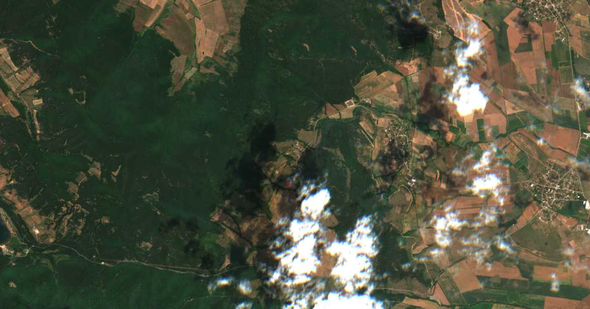 Satellitenkarte von Venkovec