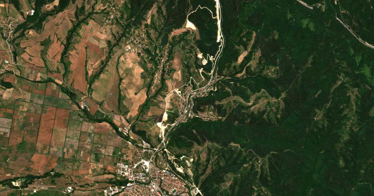 Satellitenkarte von Momin Prochod