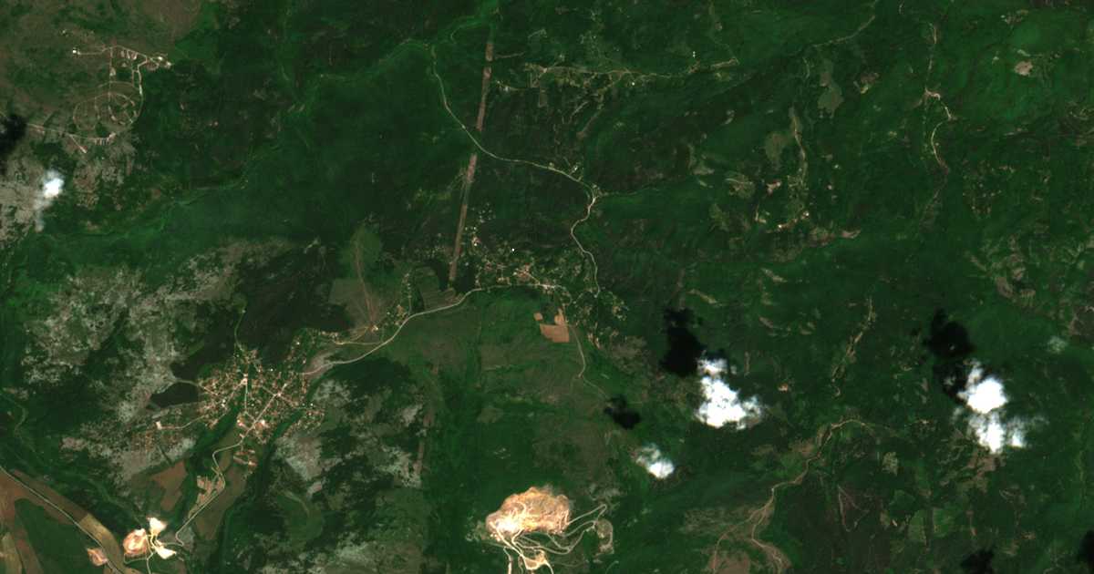 Satellitenkarte von Caričina