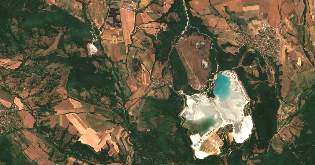Satellitenkarte von Benkovski