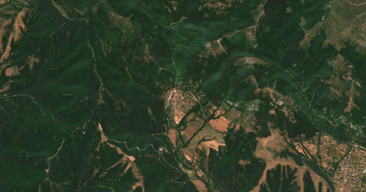 Satellitenkarte von Bunowo