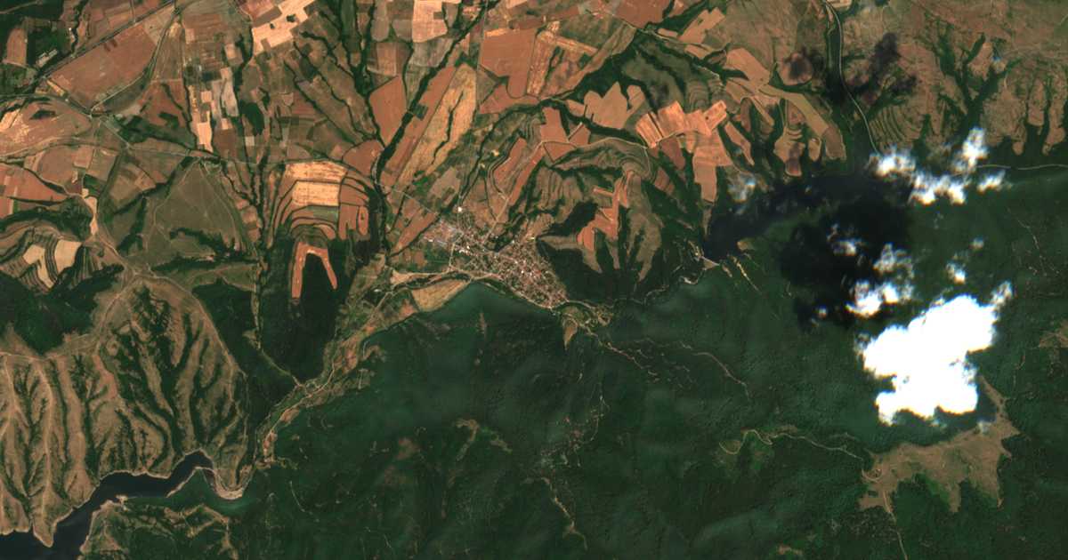 Satellitenkarte von Dušanci