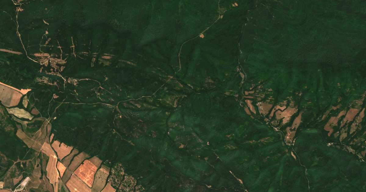 Satellitenkarte von Praveška Lakavica