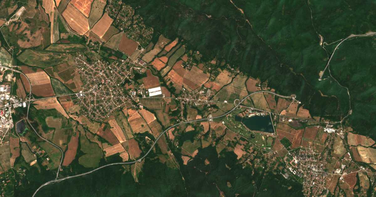 Satellitenkarte von Razliv