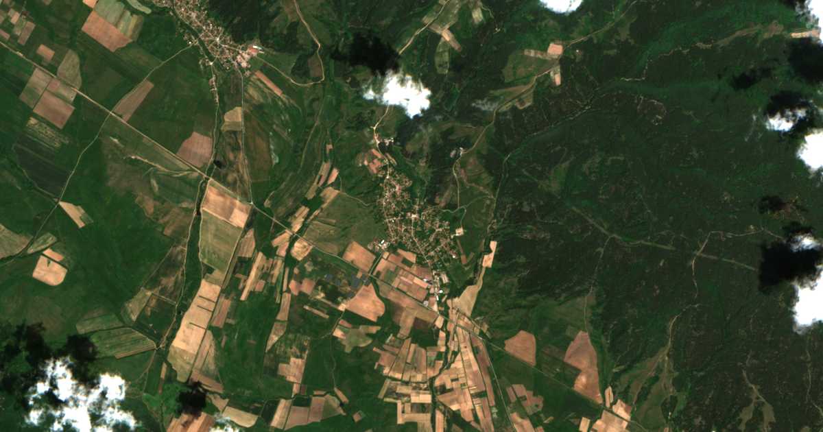 Satellitenkarte von Alino