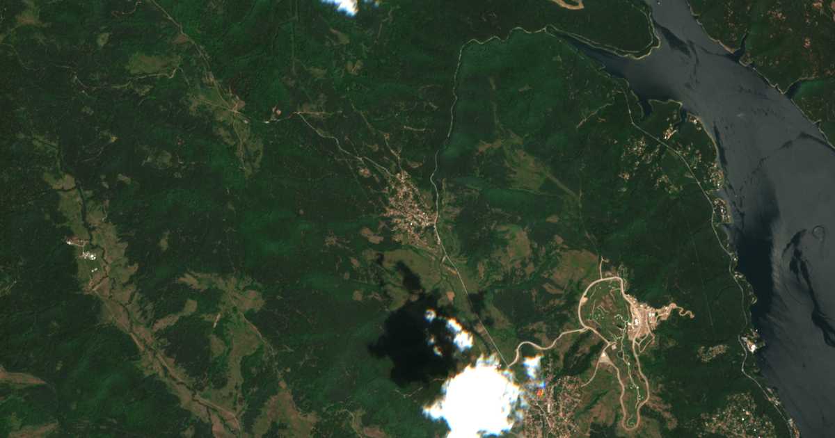 Satellitenkarte von Dolni Okol
