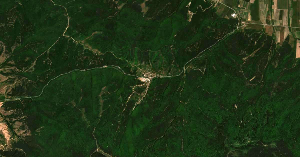 Satellitenkarte von Klisura
