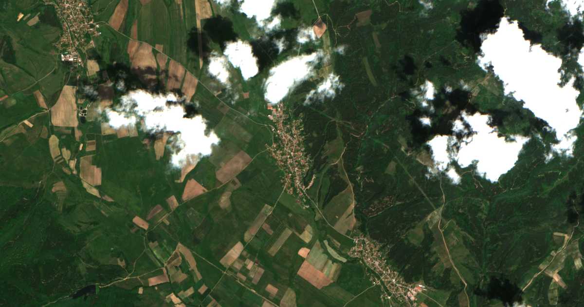 Satellitenkarte von Kovačevci