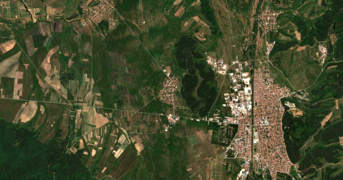 Satellitenkarte von Prodanovtsi