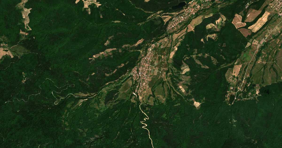 Satellitenkarte von Raduil