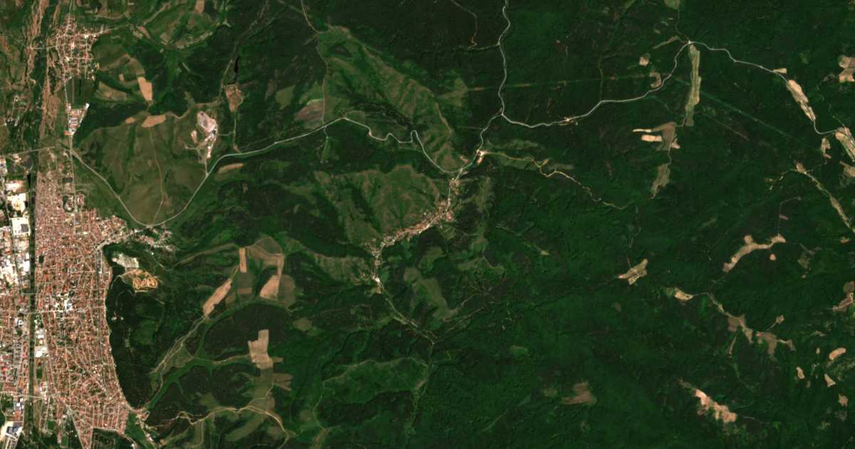 Satellitenkarte von Šipočane