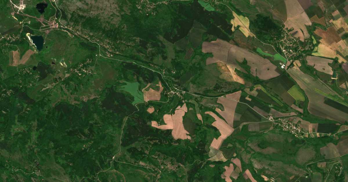 Satellitenkarte von Dragotinci