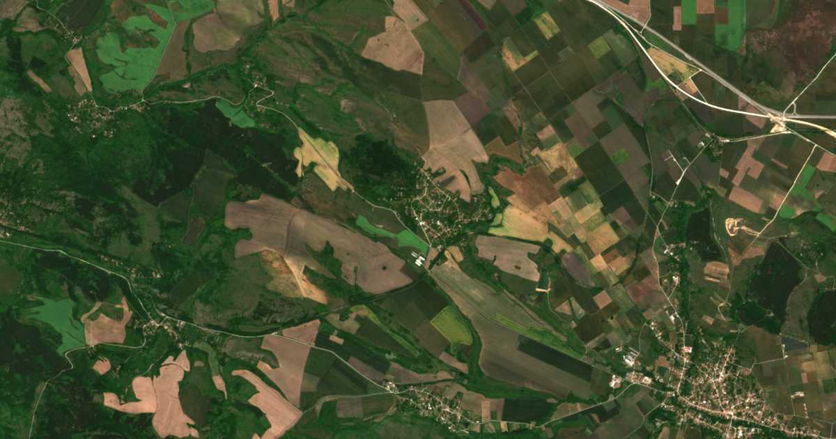 Satellitenkarte von Izvor