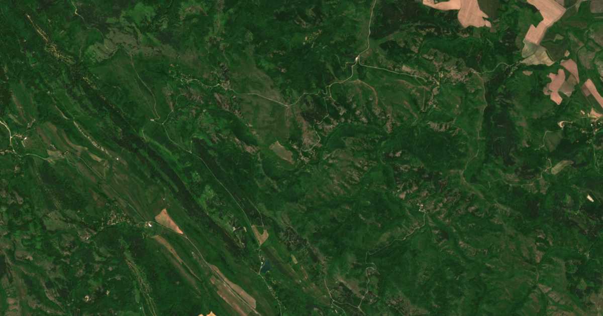 Satellitenkarte von Pištane