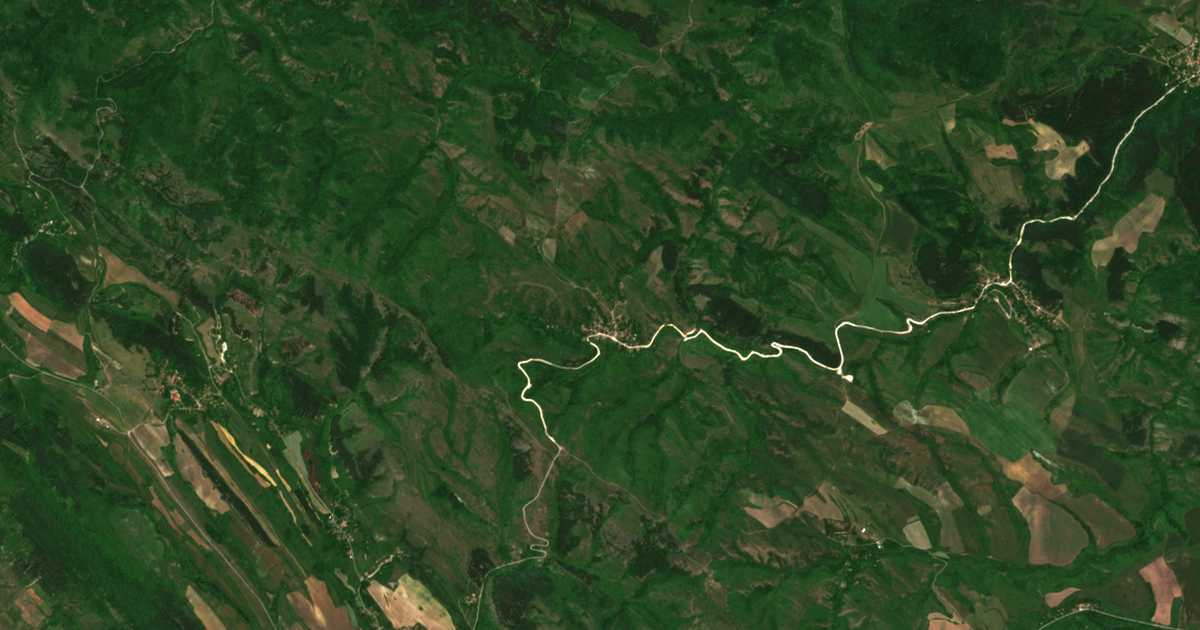 Satellitenkarte von Rakita