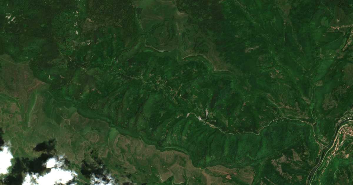 Satellitenkarte von Gubislav