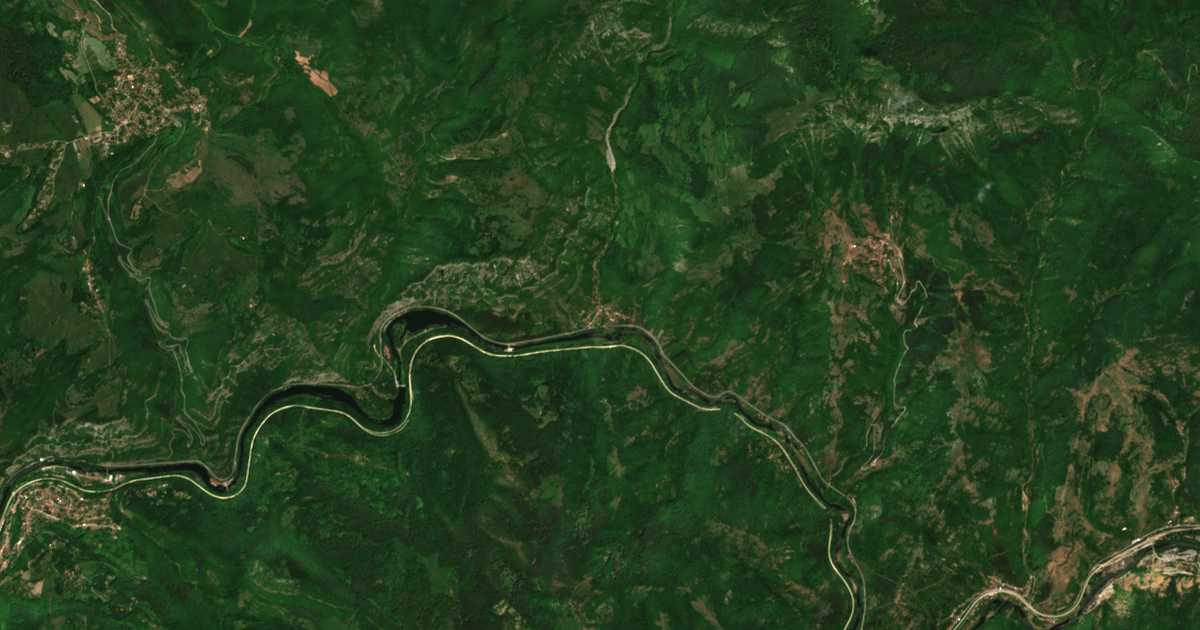 Satellitenkarte von Opletnja