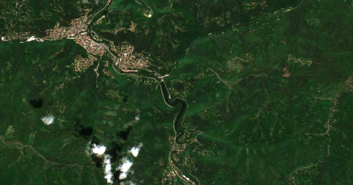 Satellitenkarte von Redina