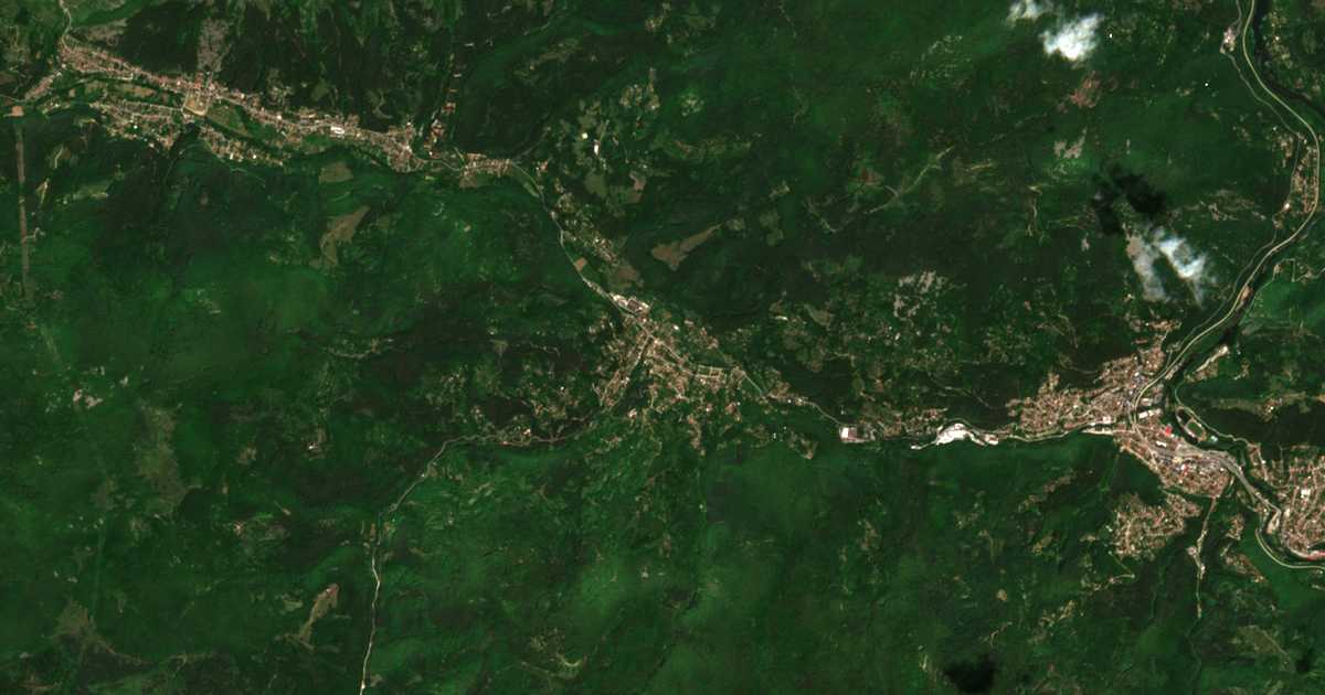 Satellitenkarte von Svidnja
