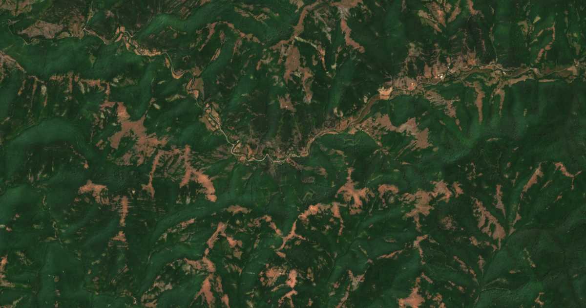 Satellitenkarte von Jablanica