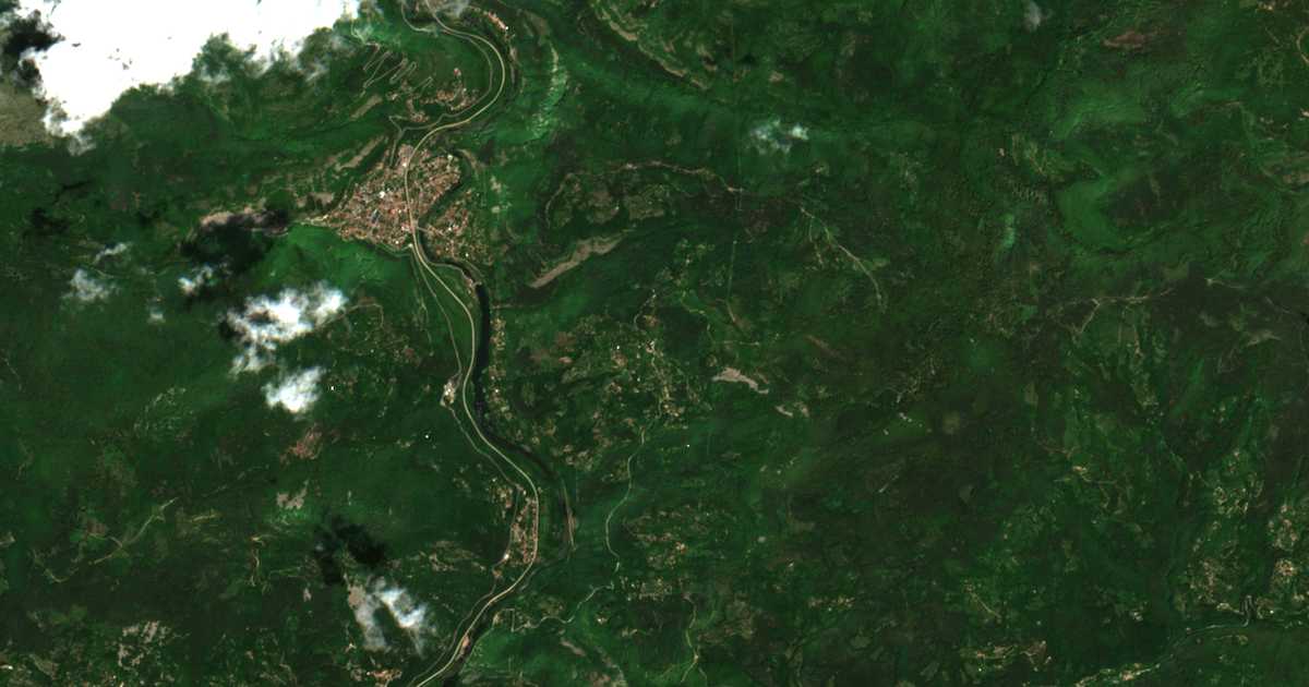 Satellitenkarte von Želen