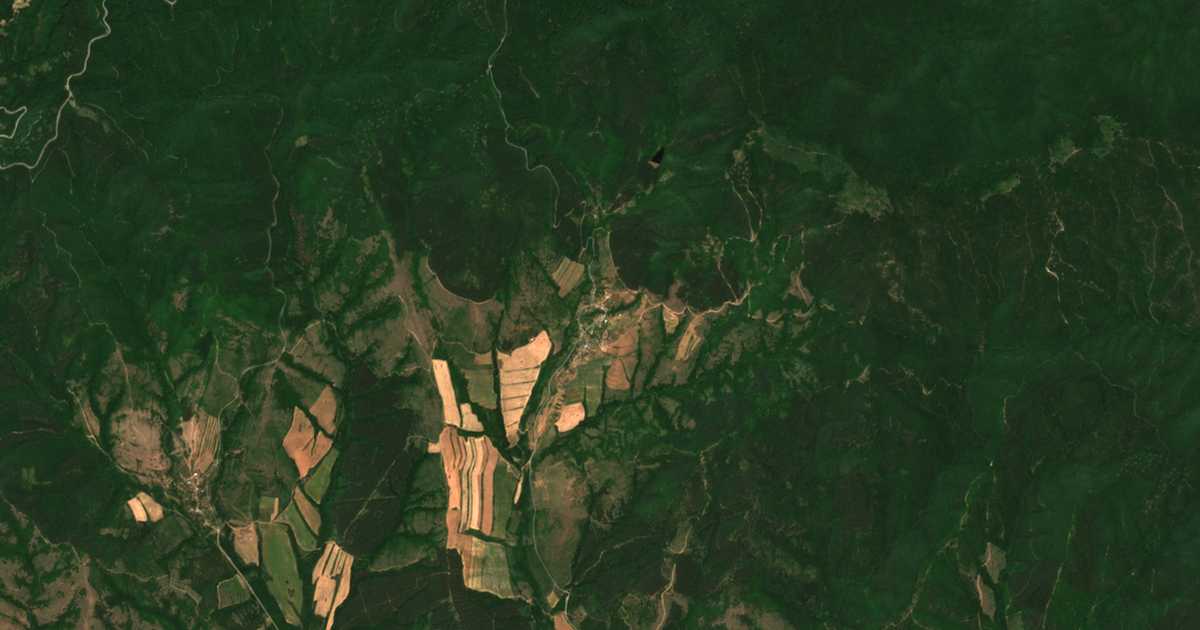 Satellitenkarte von Gorno Novo Selo