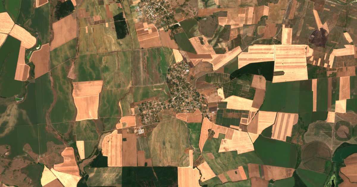 Satellitenkarte von Granit