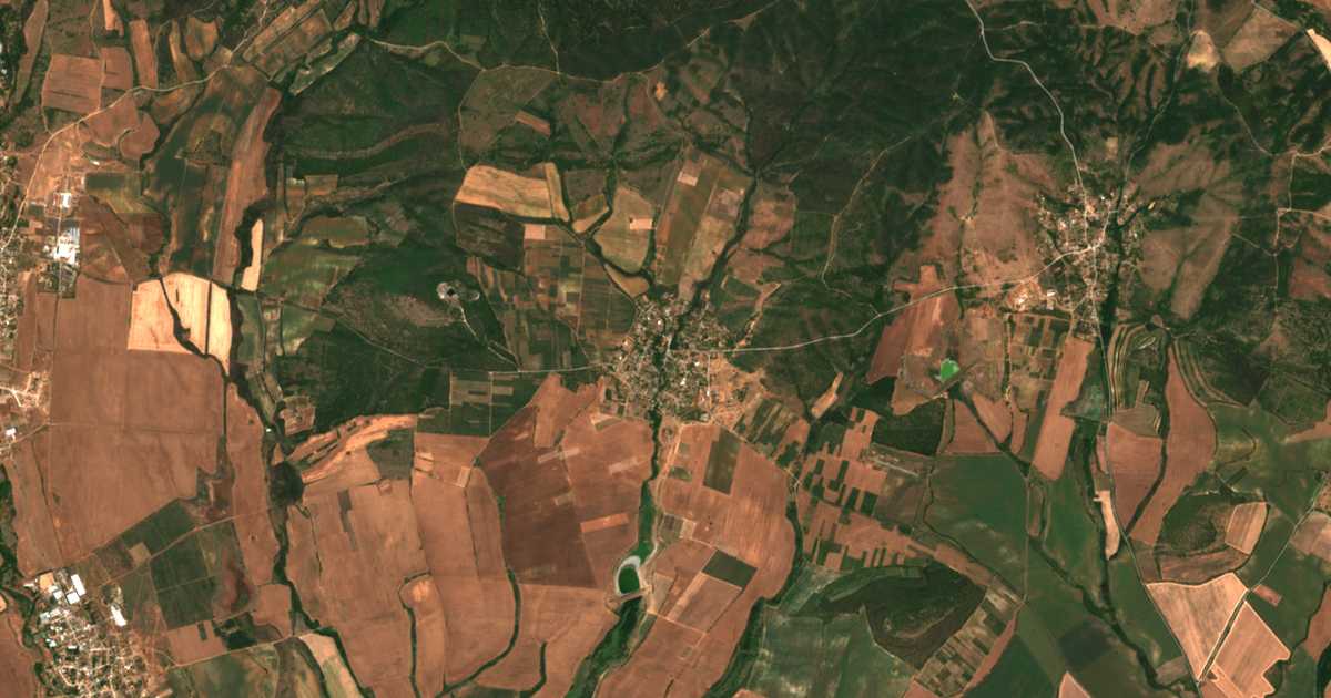 Satellitenkarte von Pravoslav