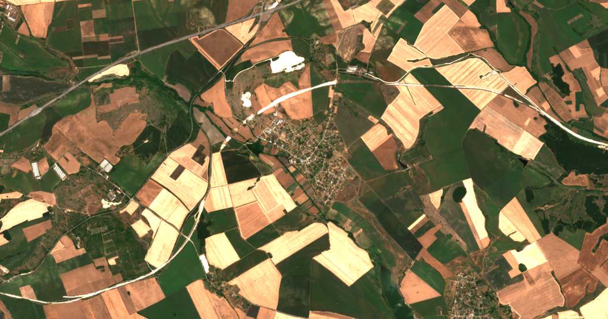 Satellitenkarte von Svoboda