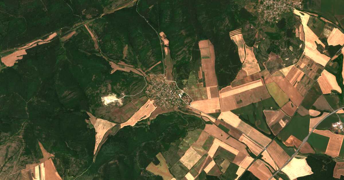 Satellitenkarte von Vinarovo