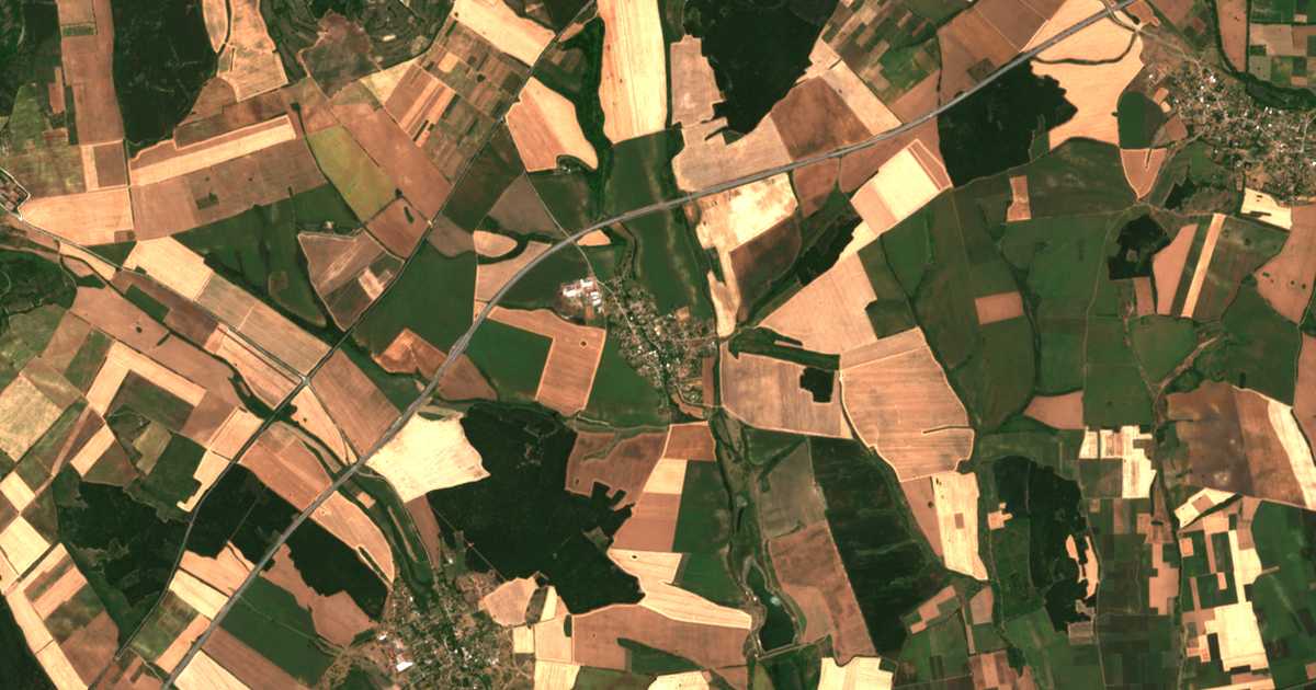 Satellitenkarte von Jazdač
