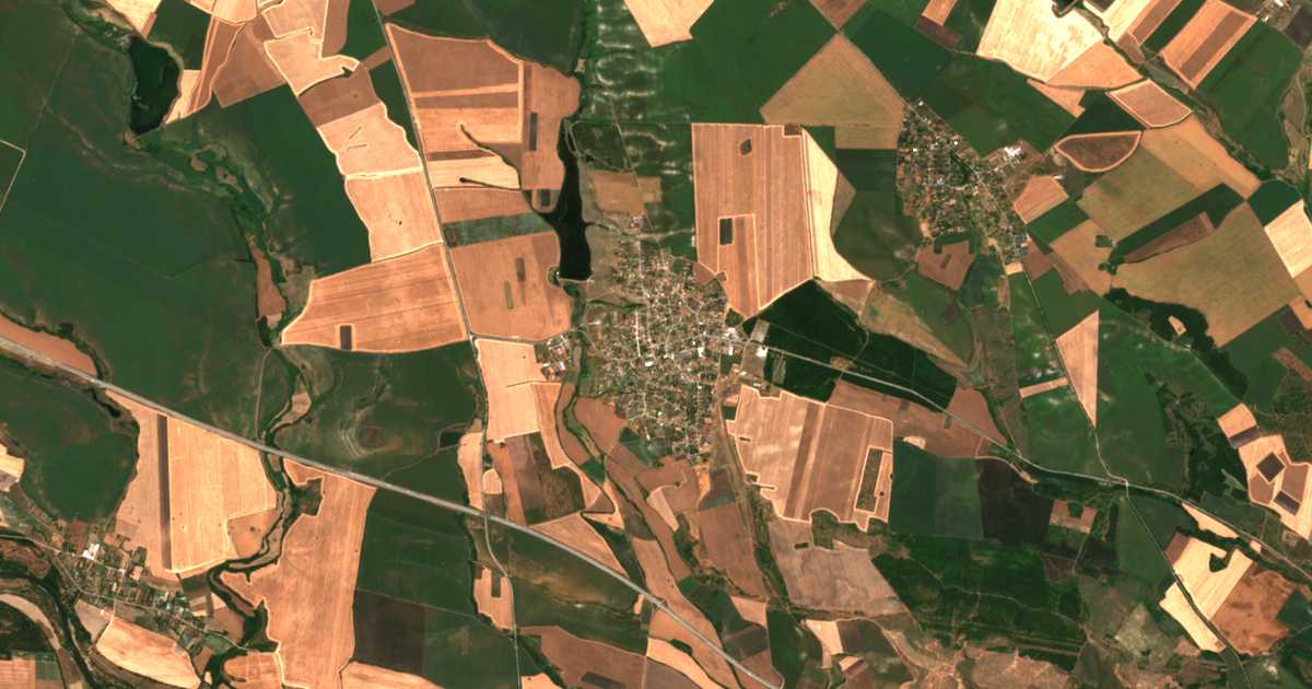 Satellitenkarte von Zetjovo