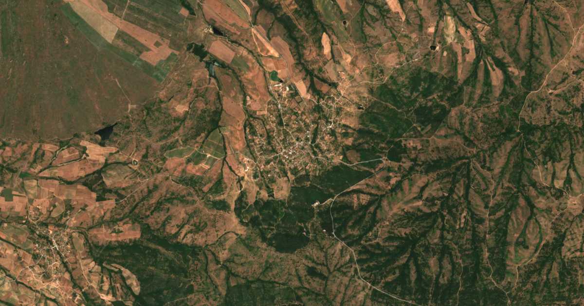 Satellitenkarte von Glavan