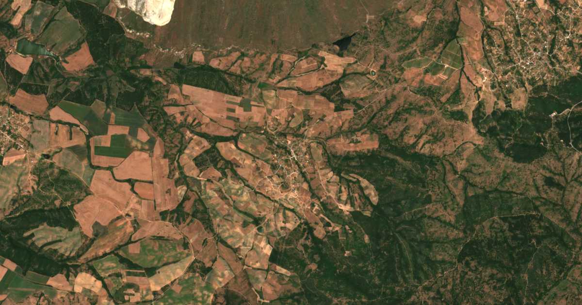 Satellitenkarte von Pomoshtnik