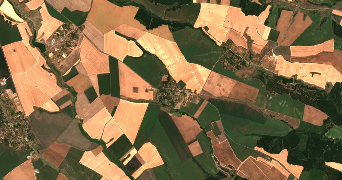 Satellitenkarte von Razdelna