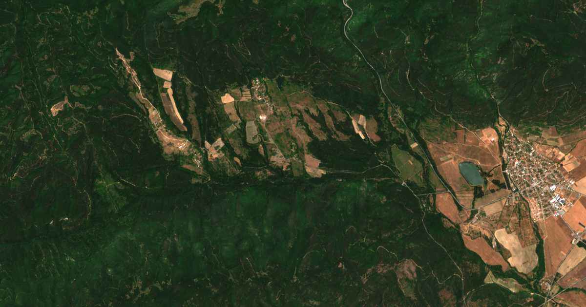 Satellitenkarte von Brestova