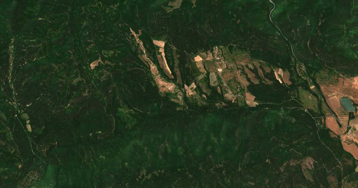 Satellitenkarte von Dvorište