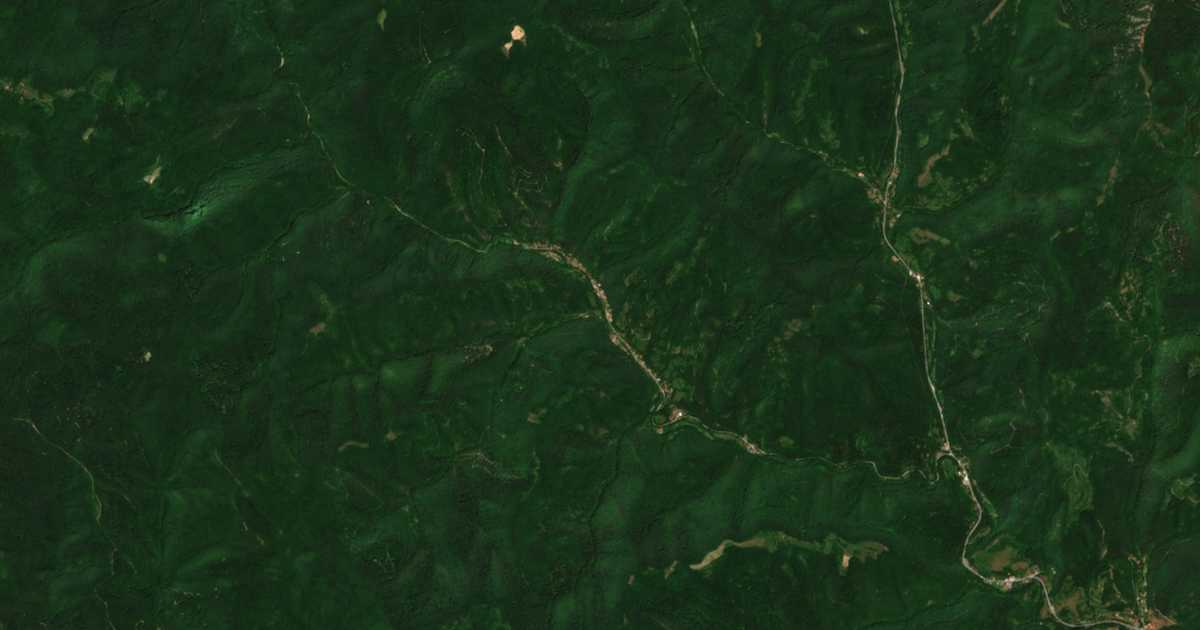 Satellitenkarte von Ljava reka