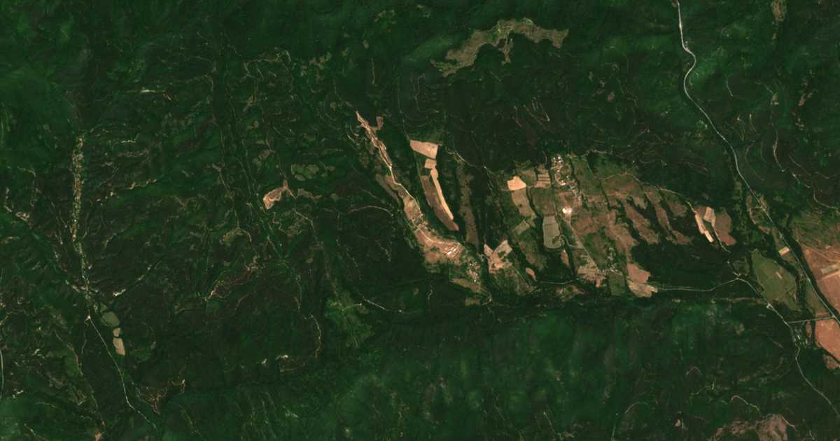 Satellitenkarte von Žǎltopop