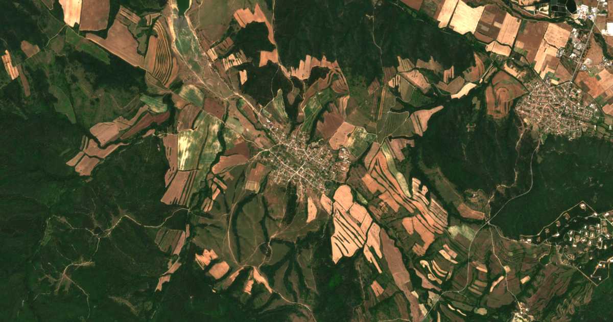 Satellitenkarte von Gorno Čerkovište