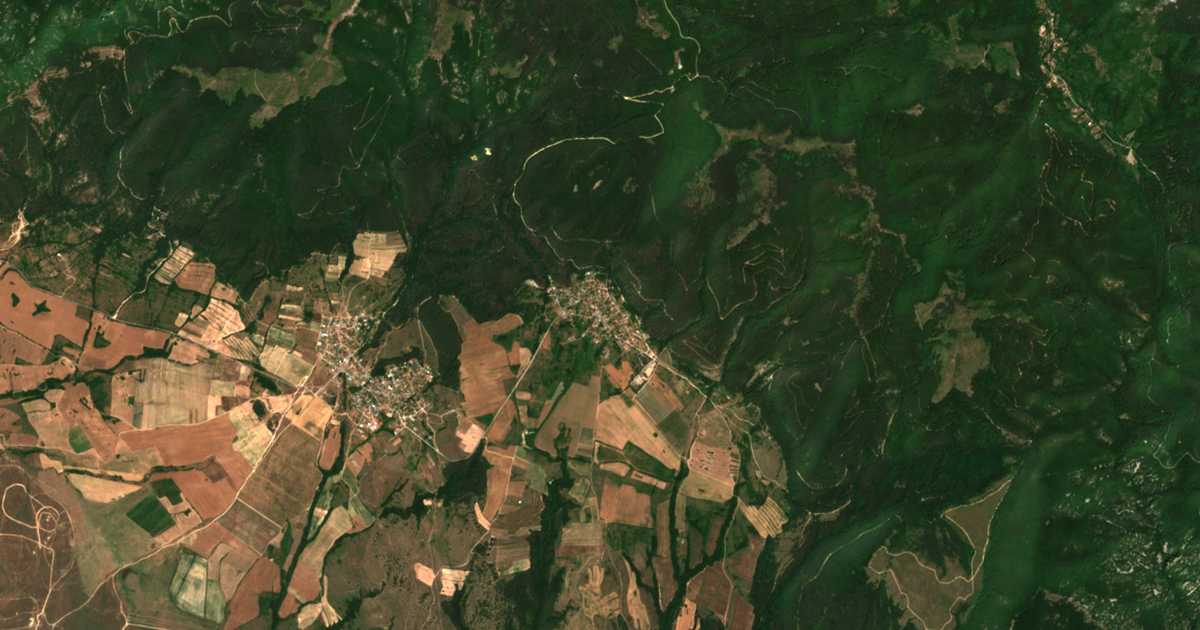 Satellitenkarte von Gorno Izvorovo