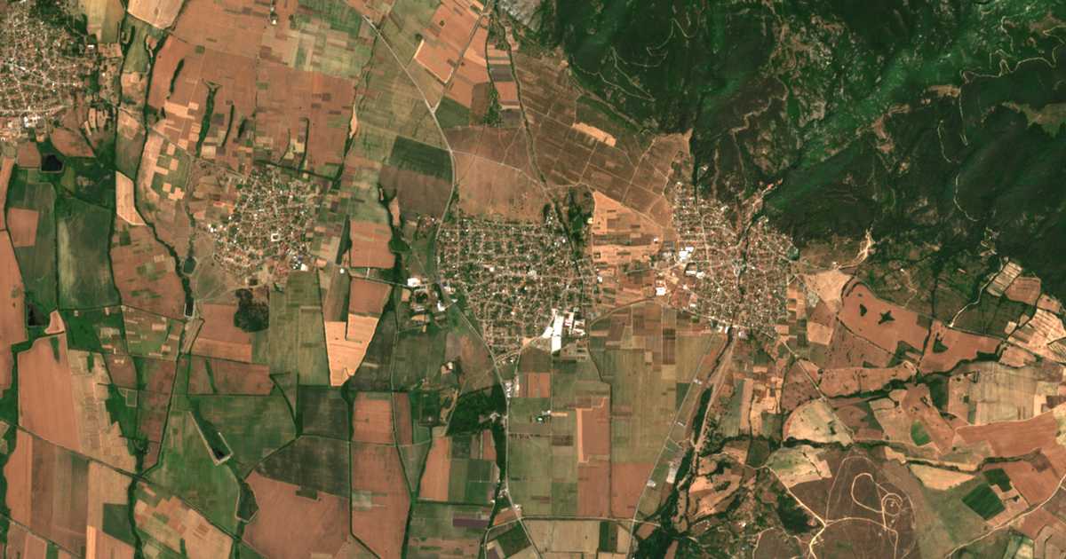 Satellitenkarte von Kran