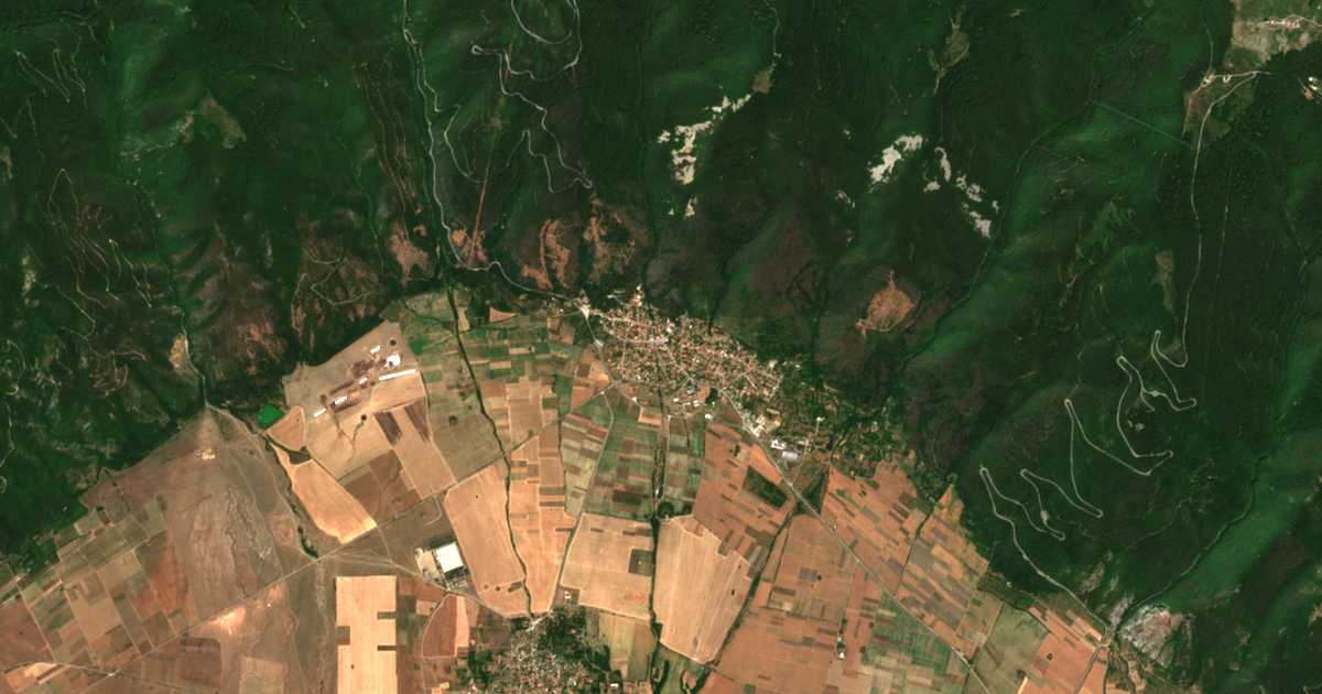 Satellitenkarte von Schipka