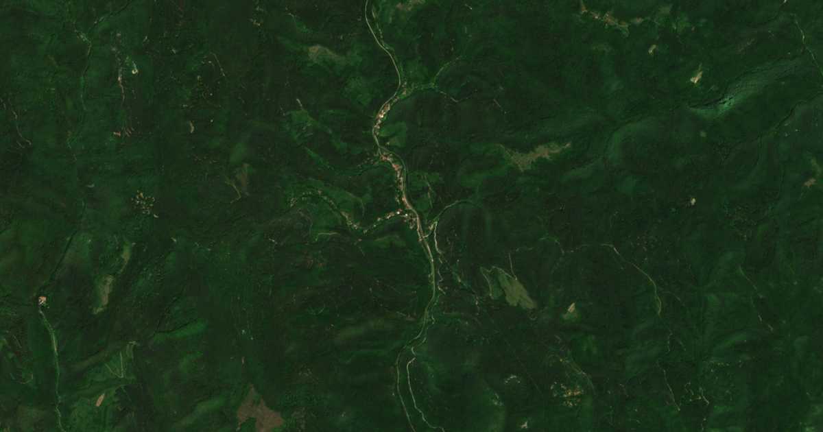 Satellitenkarte von Boruštica