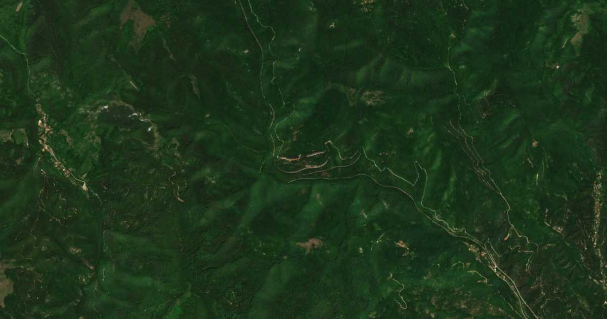 Satellitenkarte von Radunci
