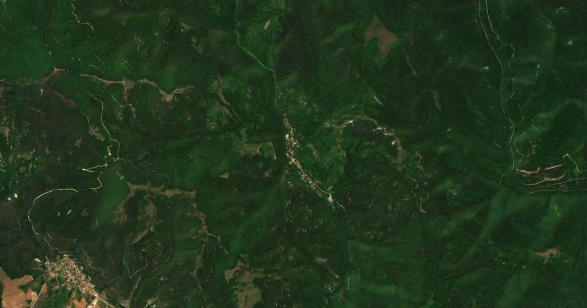 Satellitenkarte von Selce