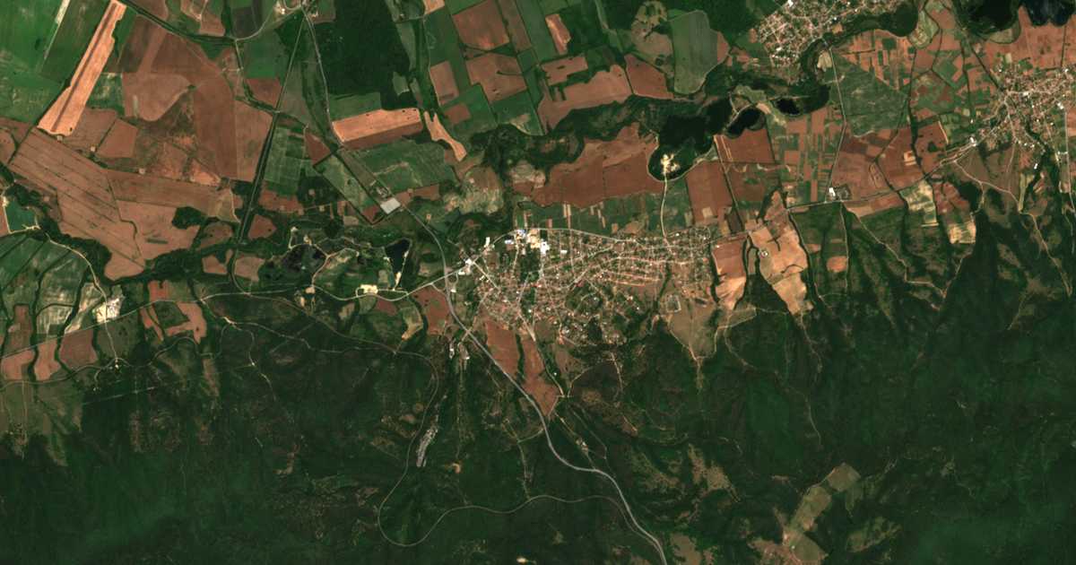 Satellitenkarte von Jagoda