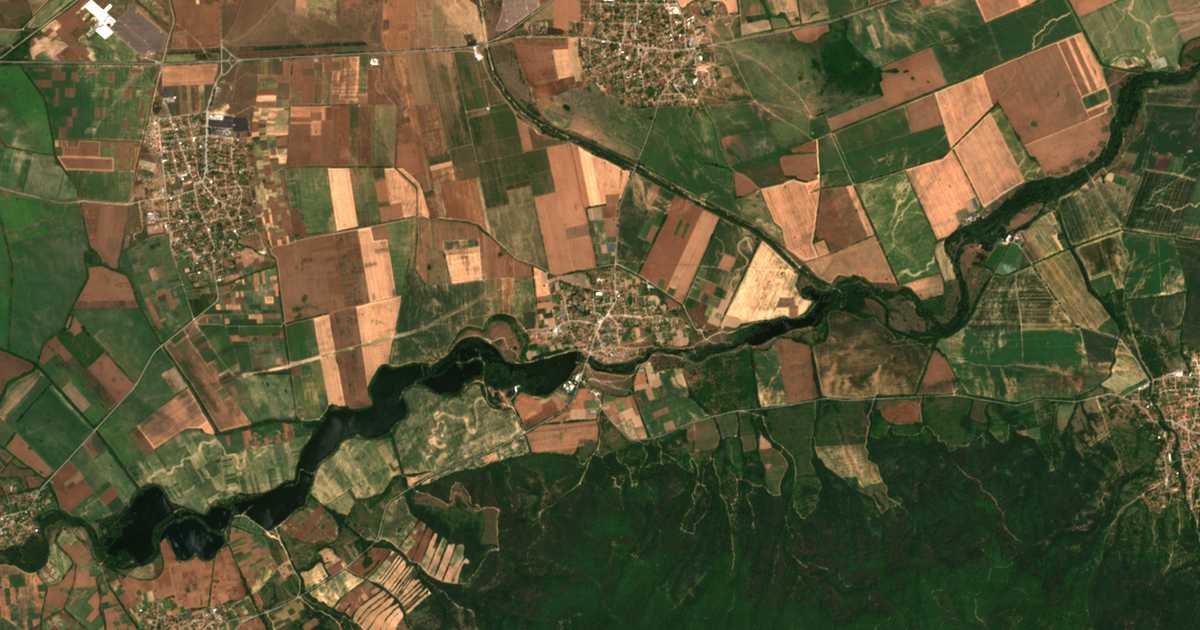 Satellitenkarte von Zimnica